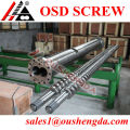 Krauss Maffei screw and cylinder for twin screw extruder